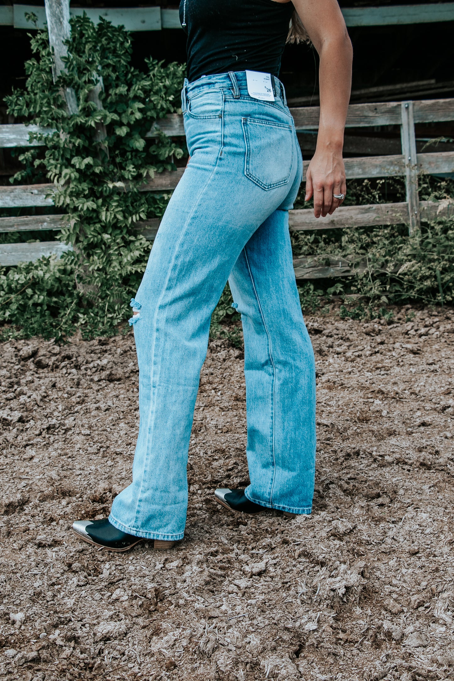 90's Wide Leg Straight Jeans