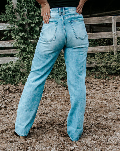 90's Wide Leg Straight Jeans