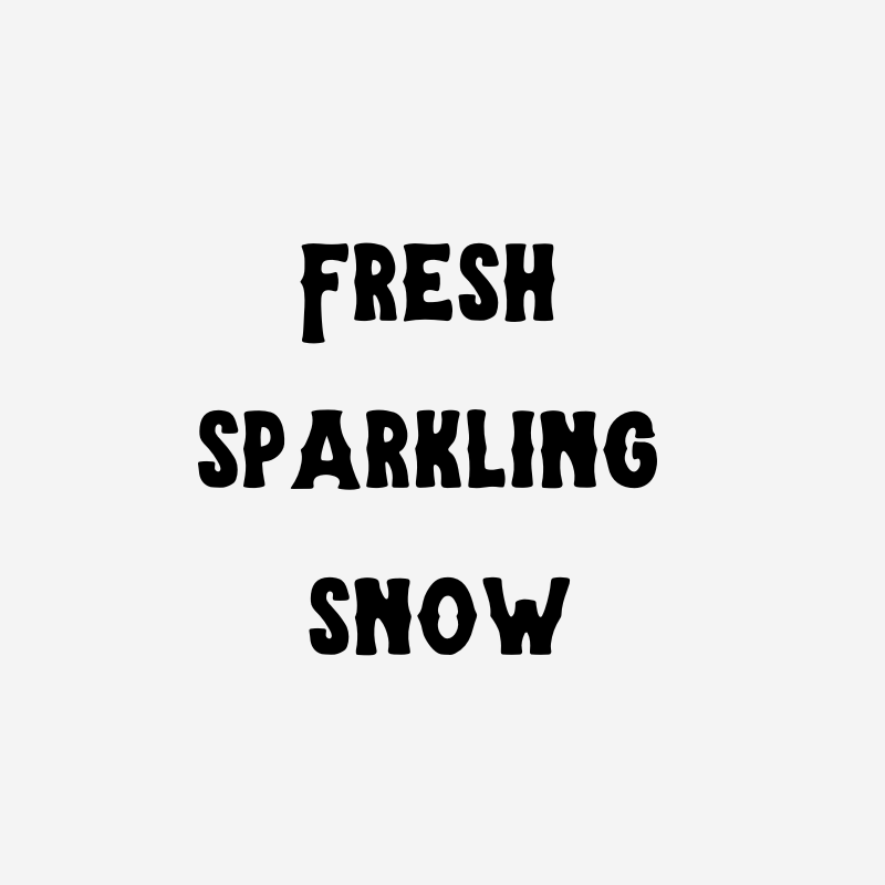 Sparkling Snow - Click to View!